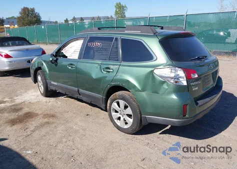 2011 Subaru Outback 2.5I Premium from USA, damaged, VIN 4S4BRBCC6B3424232